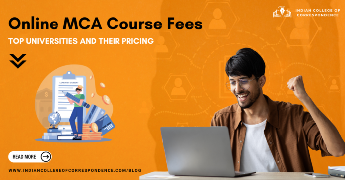 online mca course fees