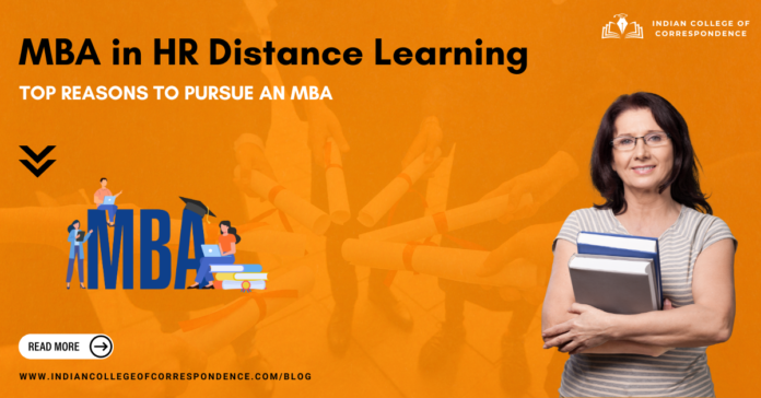 mba in hr distance learning