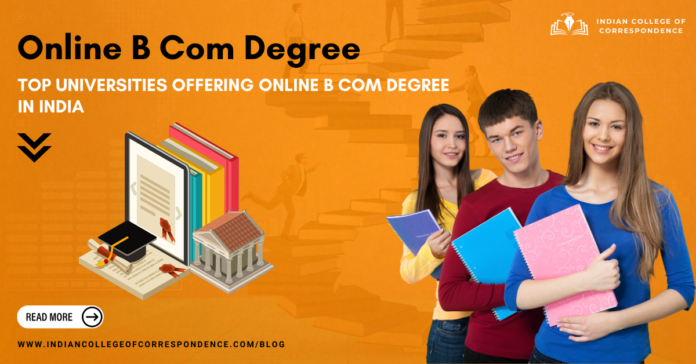 online b com degree in india