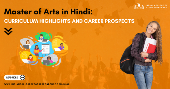 master of arts in hindi