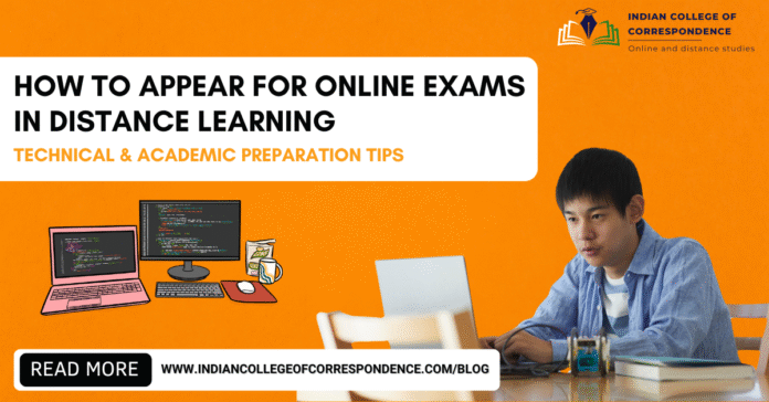Online Exams in Distance Learning