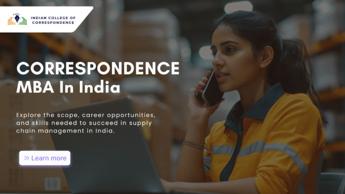 Correspondence MBA in India