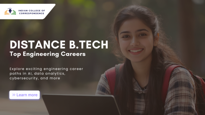 Top Engineering Careers After Distance B.Tech AI Engineer, Data Analyst, Cybersecurity More